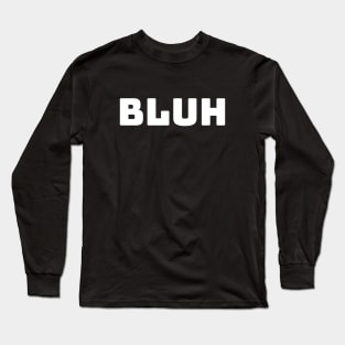 Bluh Meme Roblox Kids Black Trendy Outfit Long Sleeve T-Shirt